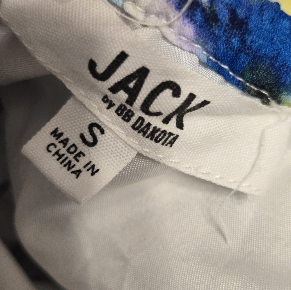Jack Women's blue And White  tie dye strappy summer dress Size small - Picture 5 of 5